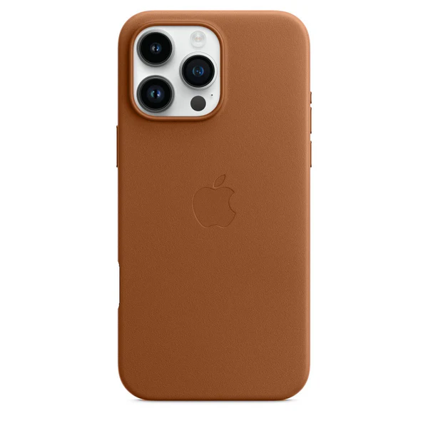 iPhone 16 Pro Leather Case Magsfe - Saddle Brown